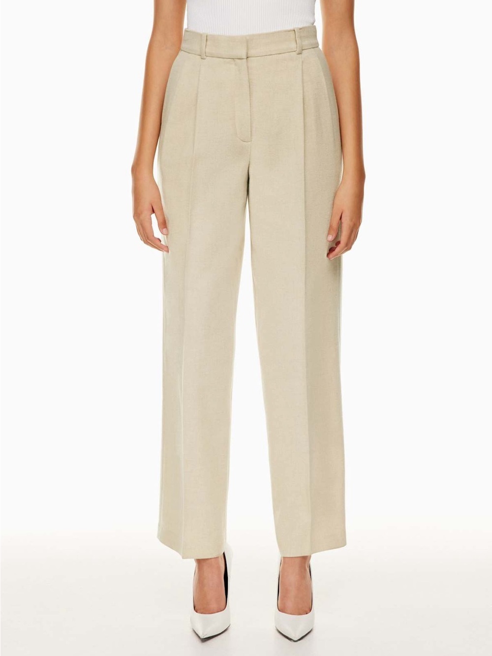Babaton High-Rise Pleated Pant